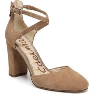 Sam Edelman Caramel Suede Heels